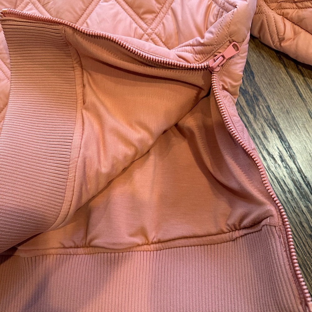 Calia Women's Salmon 3/4 Zip Winter Puffer Size M NWOT - Picture 8 of 10